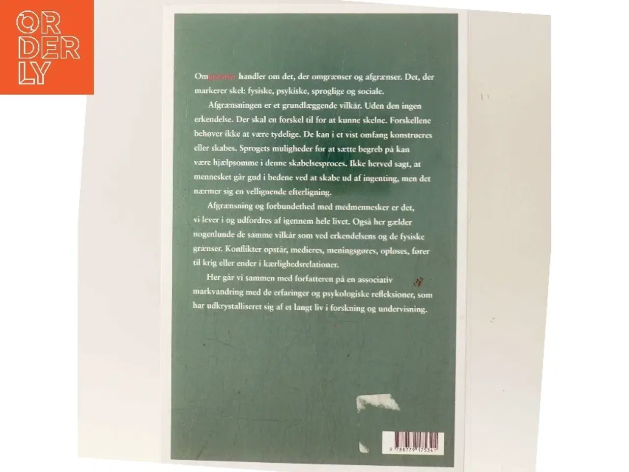 Billede 3 - Omgrænser : essays af Mads Hermansen (f. 1946) (Bog)