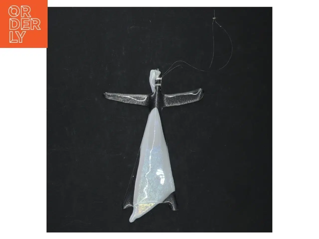 Billede 1 - Glasengel (str. 15,5 x. 10 cm)