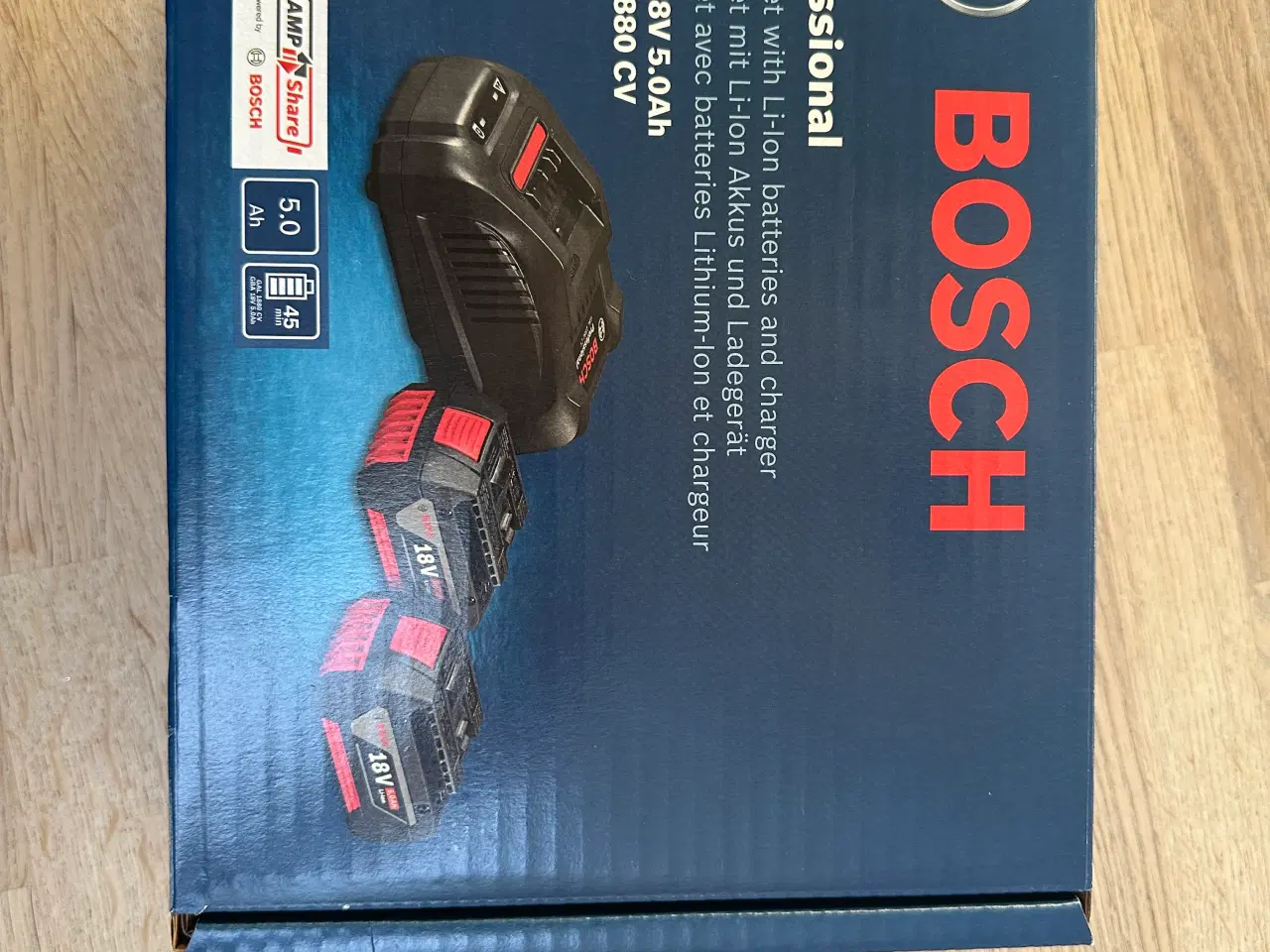 Billede 1 - Bosch Professional 2 x GBA 18V 5.0Ah + GAL 1880 CV