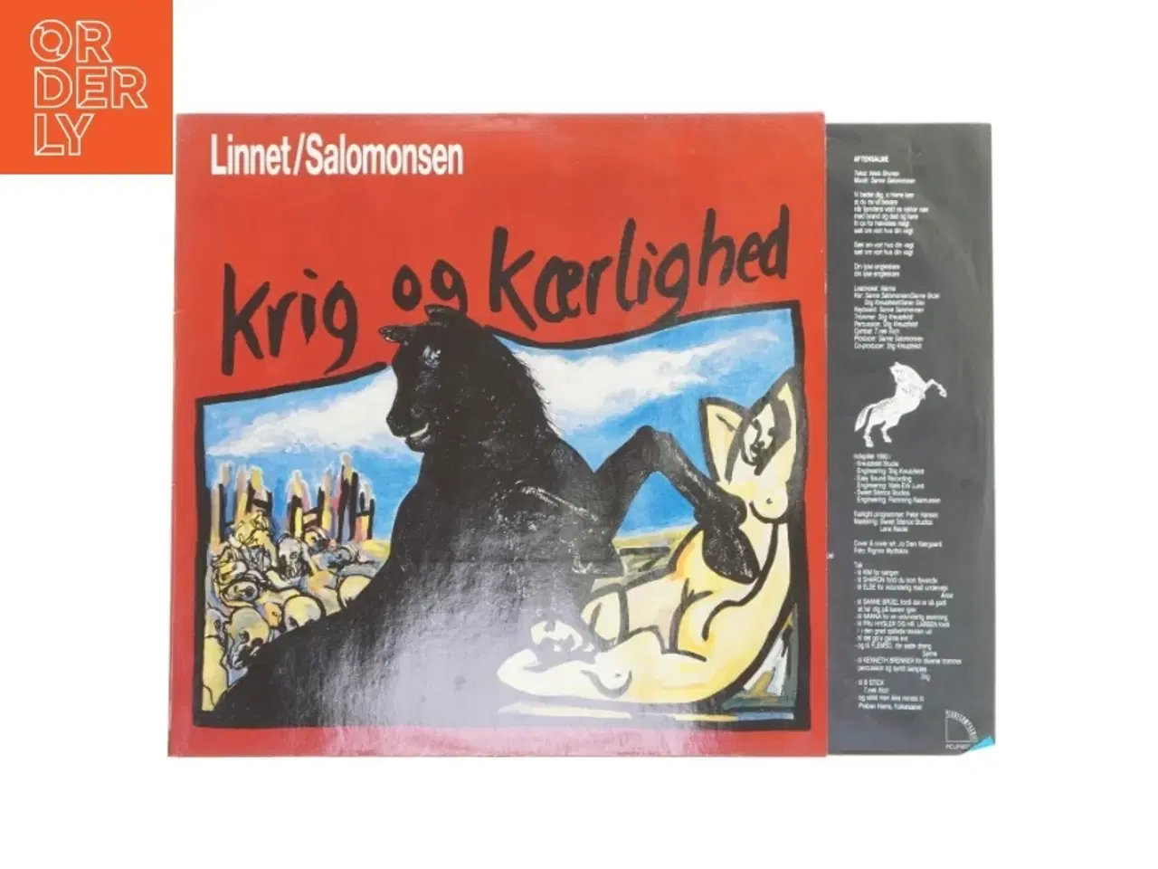 Billede 3 - Linnet/Salomonsen Krig og Kærlighed LP fra Linnet/Salomonsen