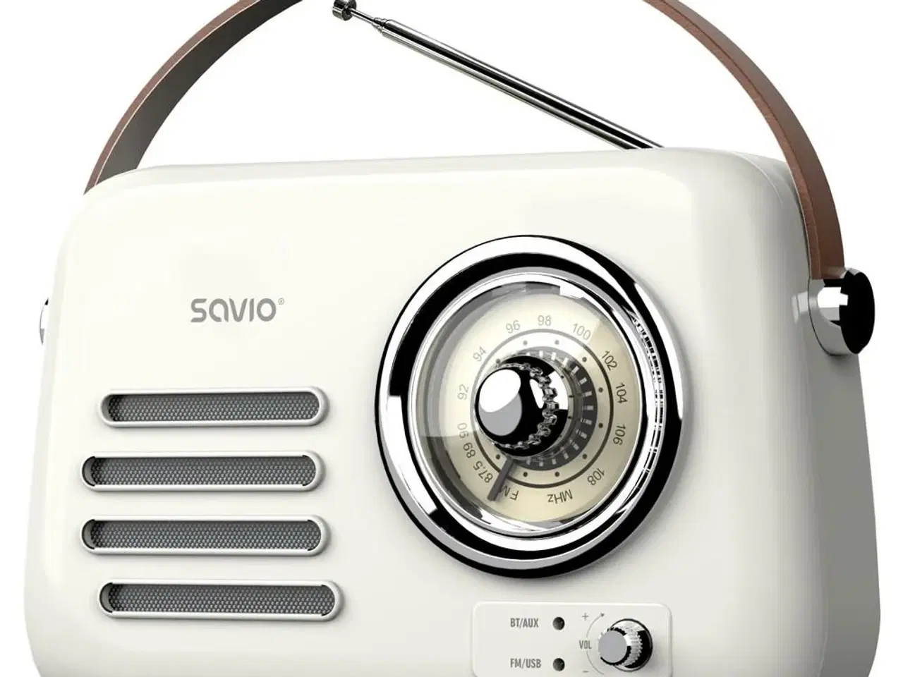 Billede 1 - Radio med Bluetooth - Savio RS-02, hvid