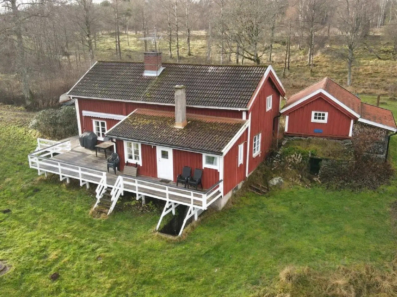 Billede 2 - �deg�rdsperle i Hallandskoven,  med 3 minutter til fiske s� og 5 minutters k�rsel til bades�.
