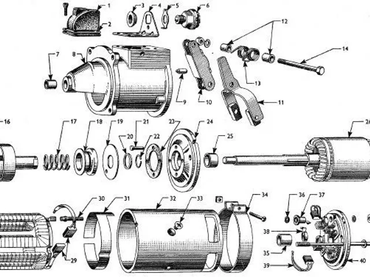 Billede 2 - Fordson Dexta diesel: Starter søges