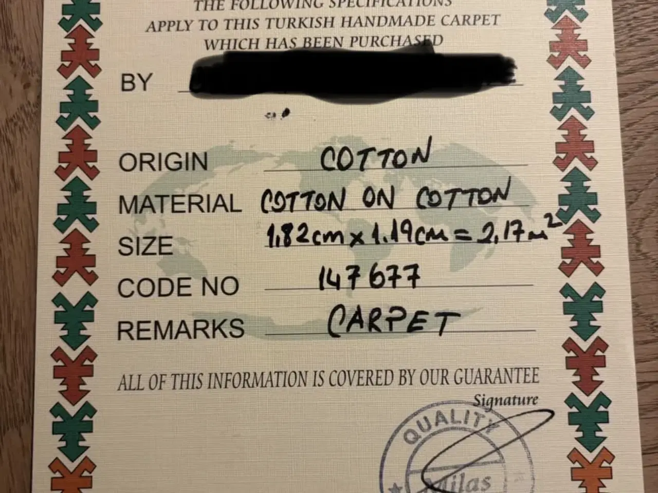 Billede 5 - Håndlavet tæppe