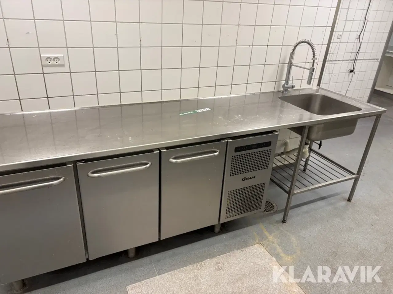 Billede 2 - Kølebord med vask Gram K 1807 CSG B DL/DL/D