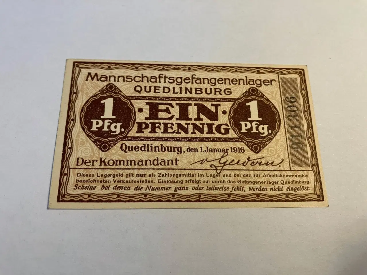 Billede 1 - Ein Pfennig 1916