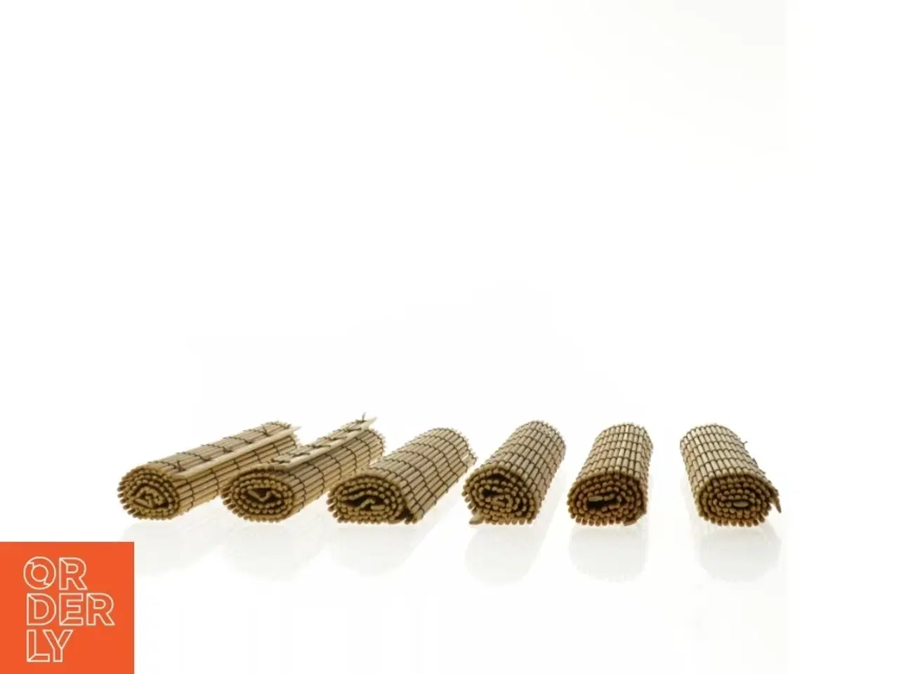 Billede 1 - Dækkeservietter i bambus (6 stk) (str. 40 x 30 cm)
