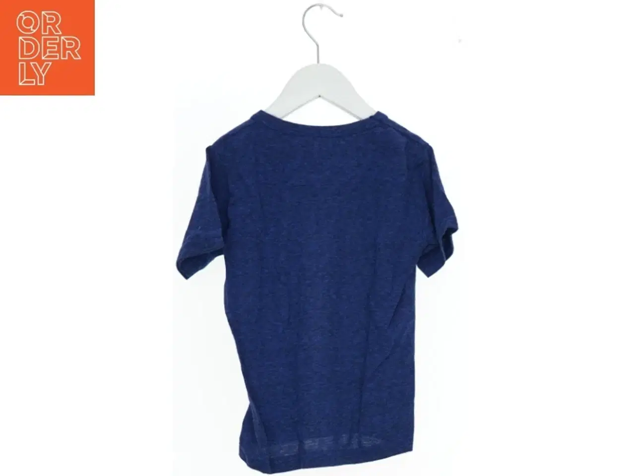 Billede 2 - Blå t-shirt med mønstret lomme (str. M)