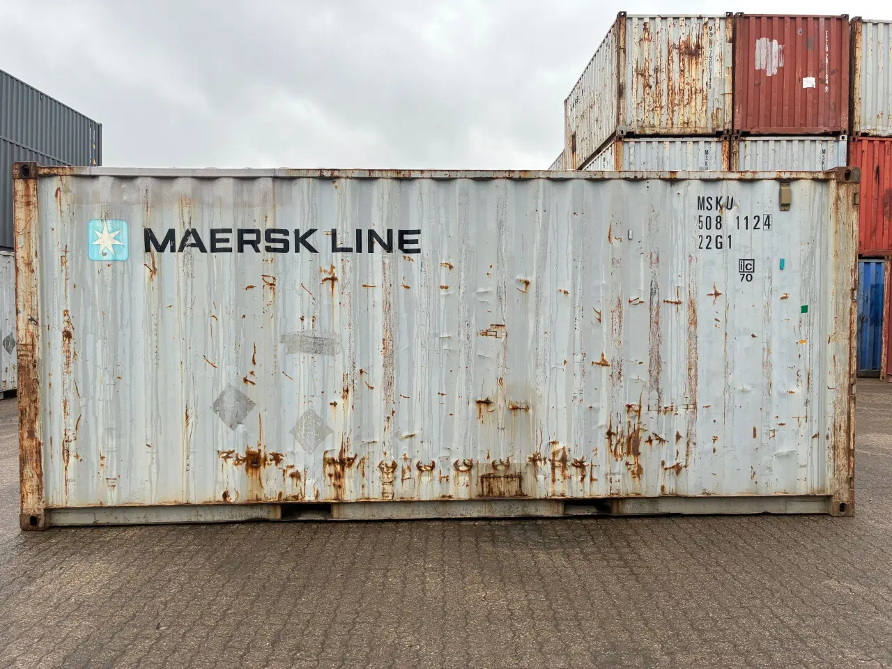 Billede 1 - 20 fods Container- ID: MSKU 508112-4