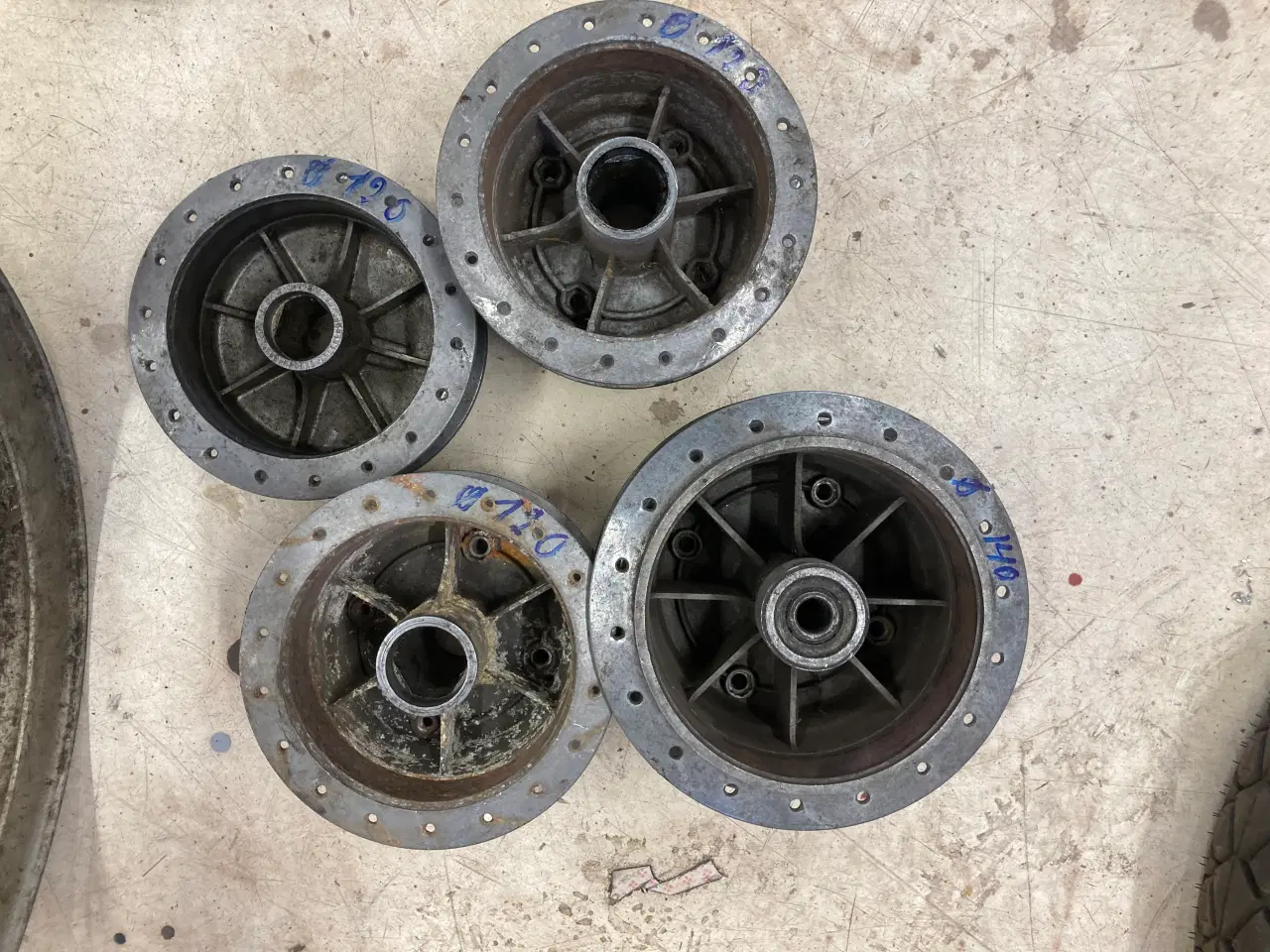 Billede 3 - Hjul nav Grimeca passer til fantic chopper