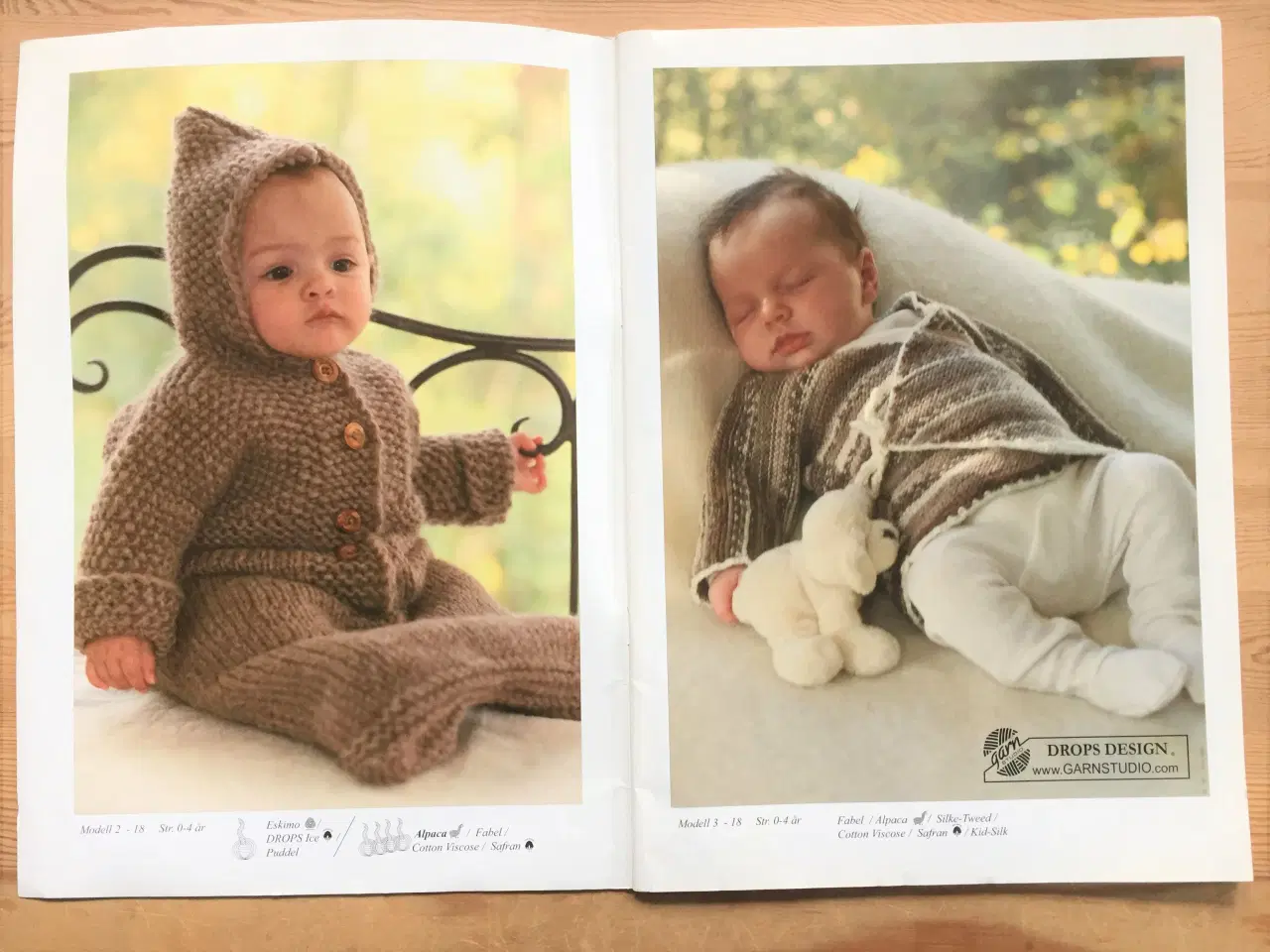 Billede 2 - Opskrifter, Drops babystrik str. 0 - 4 år