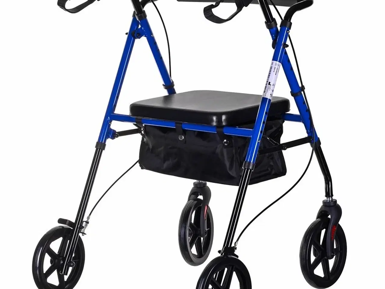 Billede 2 - Rollator med 4 hjul ActionMed – let aluminium, højdejusterbar