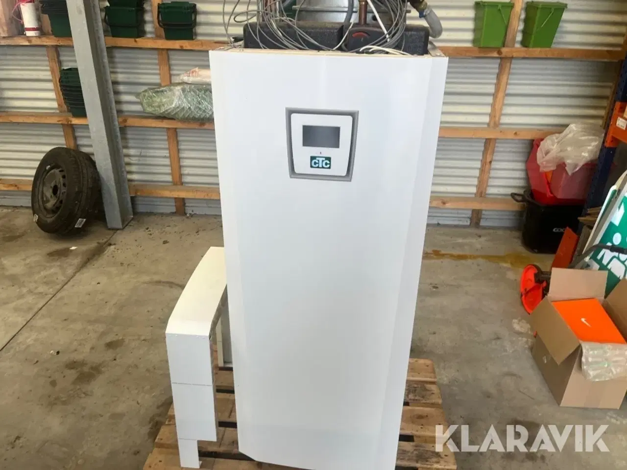 Billede 9 - Luft til vand varmepumpe CTC EcoAir 410 inde og ude del.