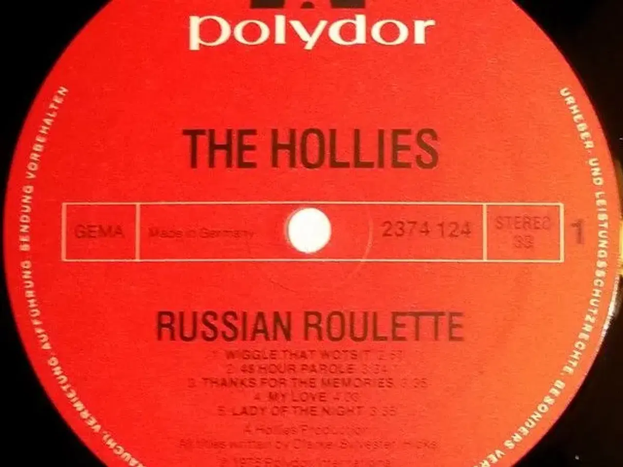 Billede 5 - Hollies - Russian Roulette 