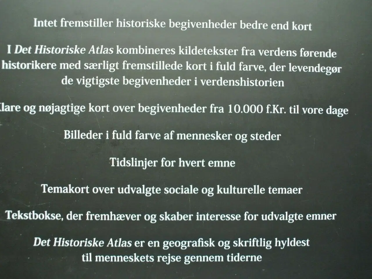 Billede 3 - det historiske atlas, hovedkunsulent geoffrey wawr