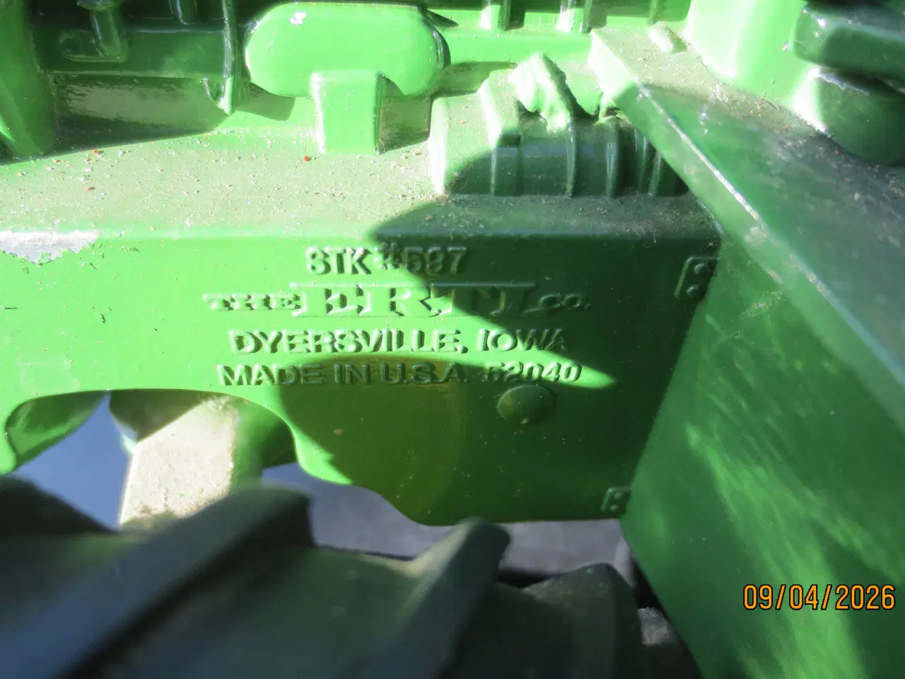 Billede 5 - 1 stk Modeltraktor John Deere Knækstyret