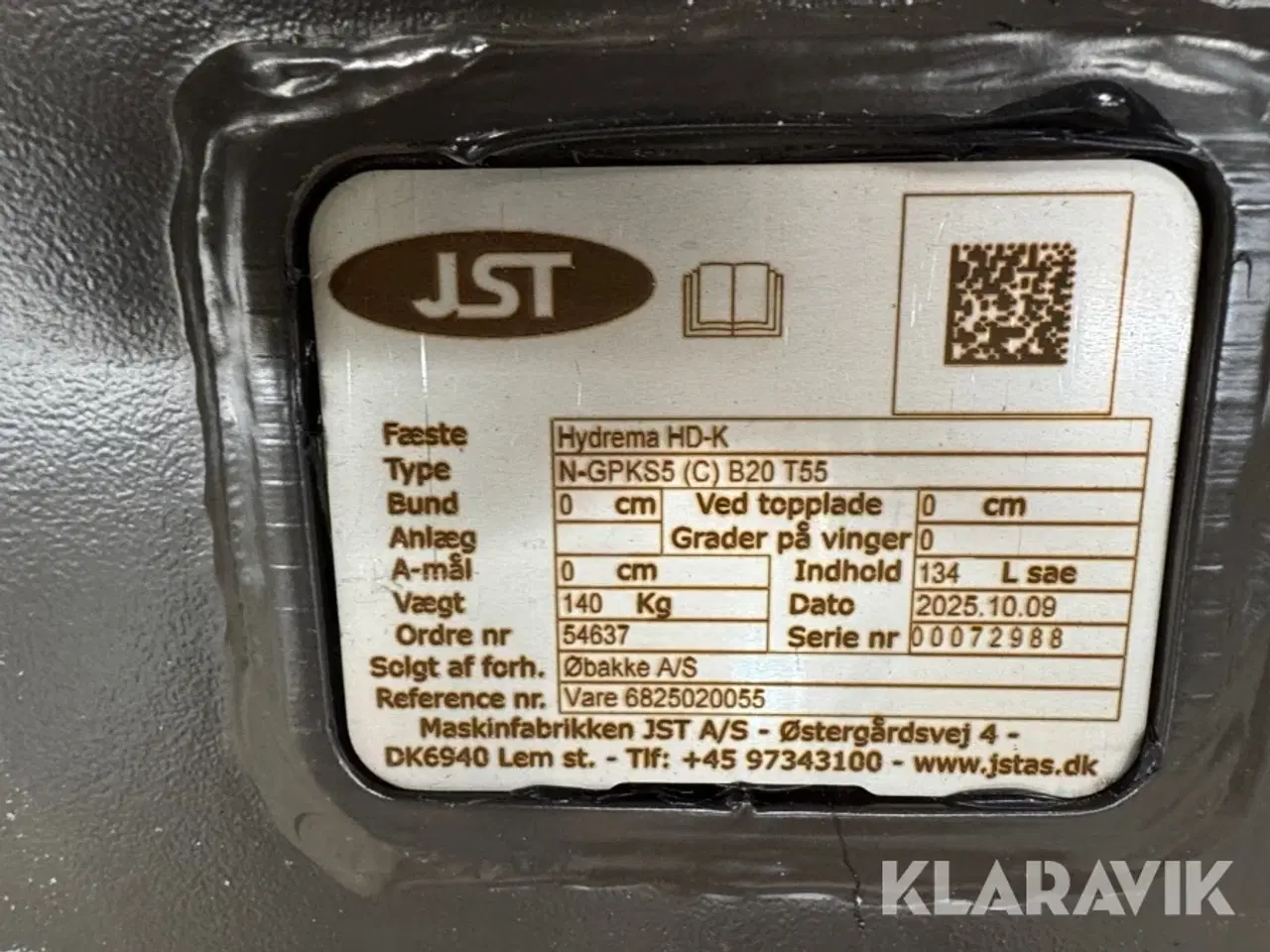 Billede 5 - Skovl JST N-GPKS5 (C) B20 T55