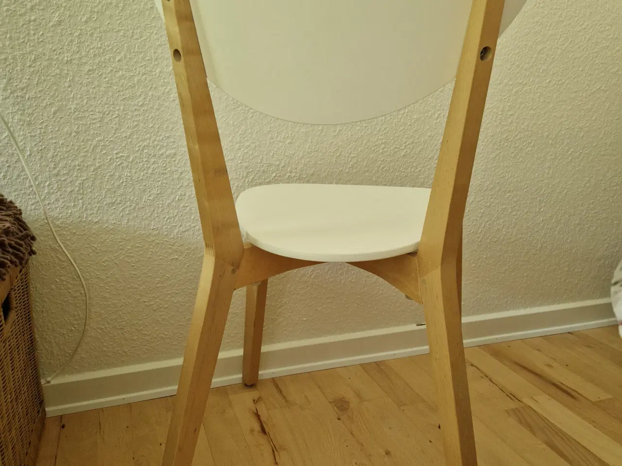 Billede 3 - IKEA Nordmyra stol, hvid/birk