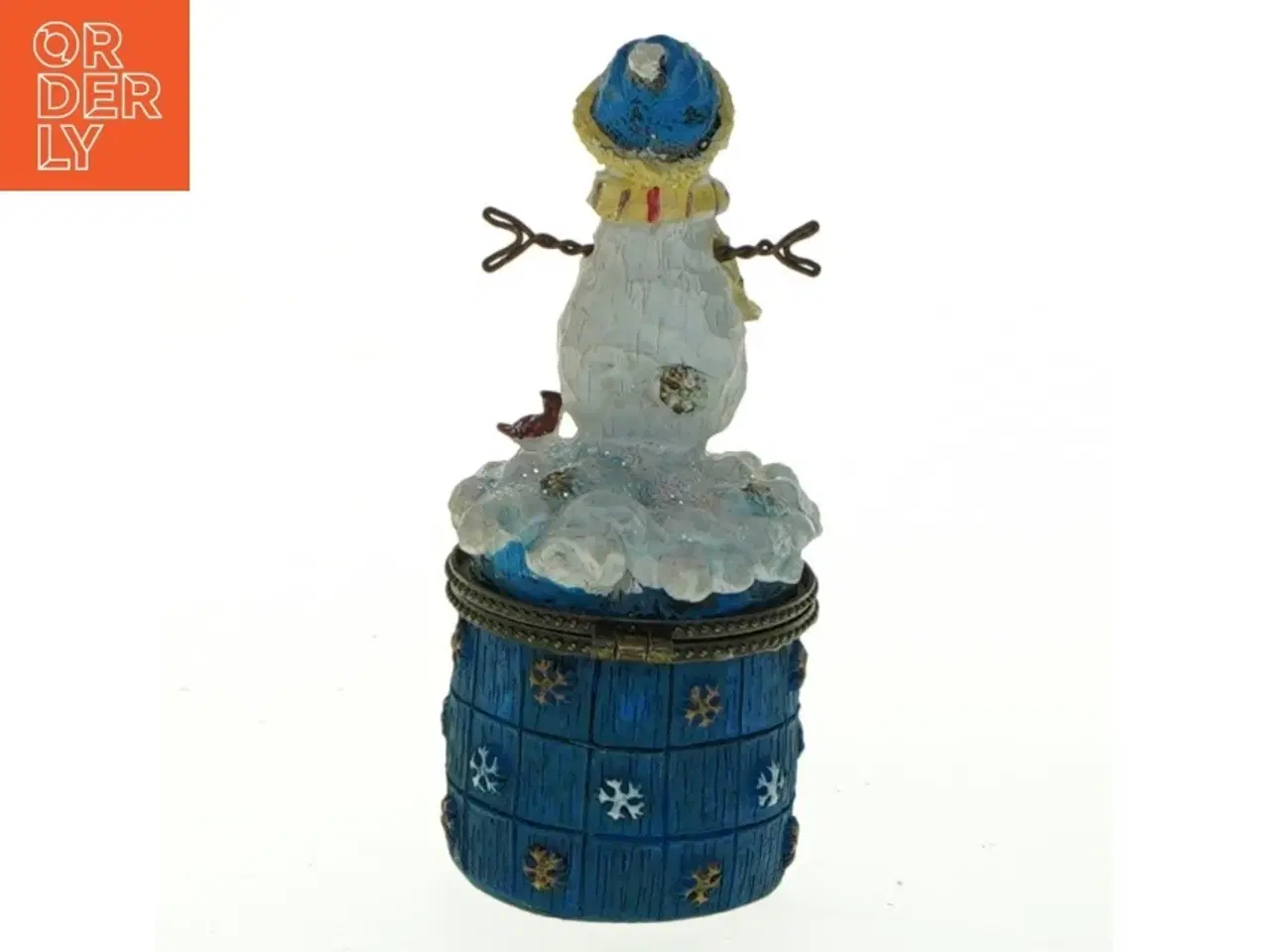 Billede 2 - Jule snemands figur (str. 11,5x6 cm)