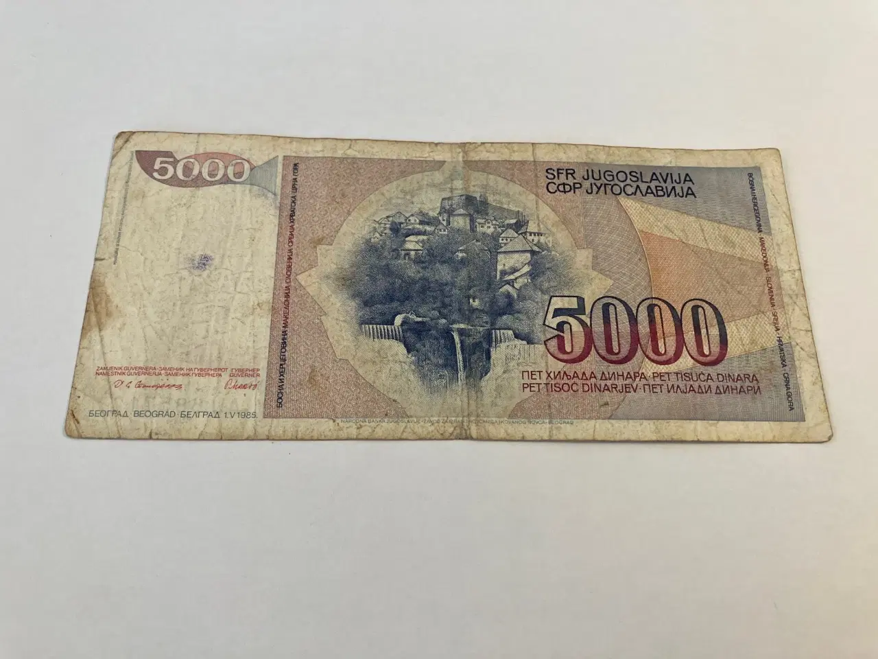 Billede 2 - 5000 Dinara Yugoslavia
