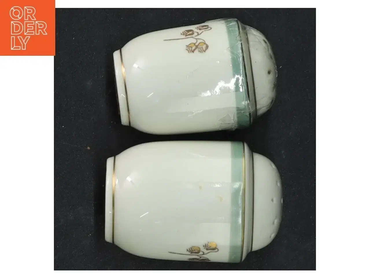Billede 3 - Hjertegræs Porcelæns salt- og pebersæt fra Royal Copenhagen