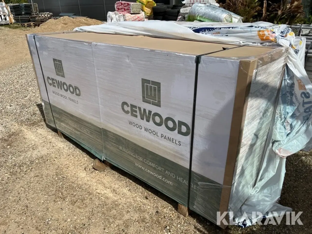 Billede 1 - Træbeton Cewood Hvidmalet 120 styk