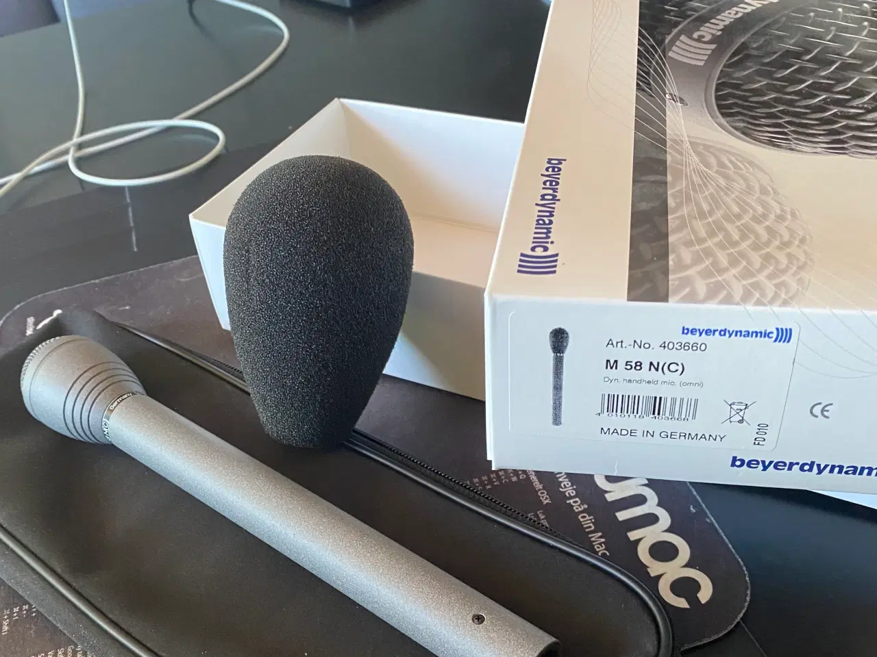 Billede 1 - BeyerDynamic M58 N (C) - Aldrig brugt - i kasse 