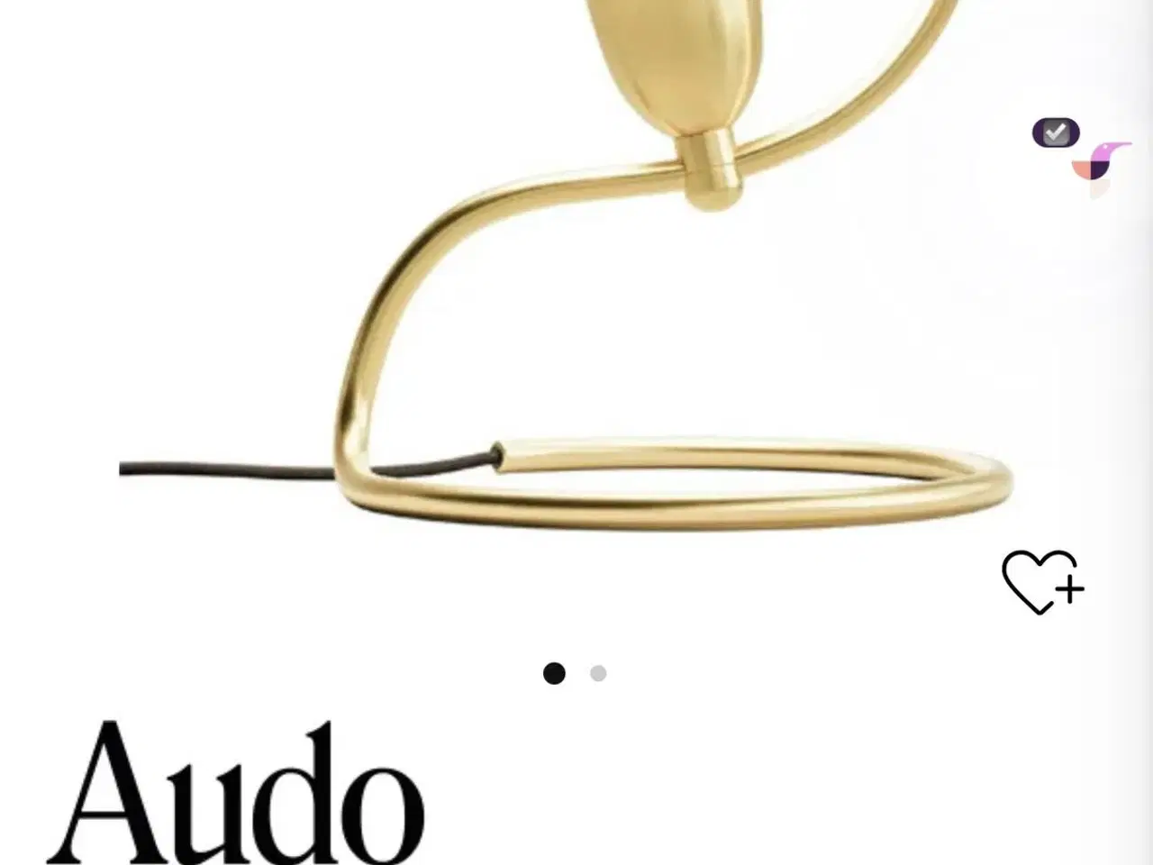 Billede 1 - Audo Copenhagen Klampenborg bord lampe