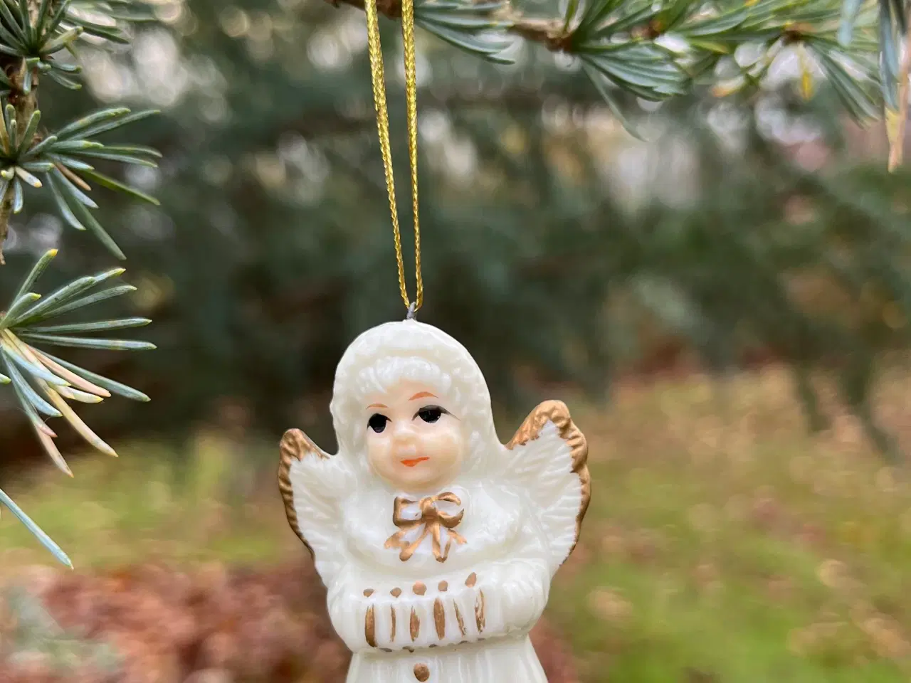 Billede 3 - Charmerende Vintage Engle i Porcelæn (4 stk.)