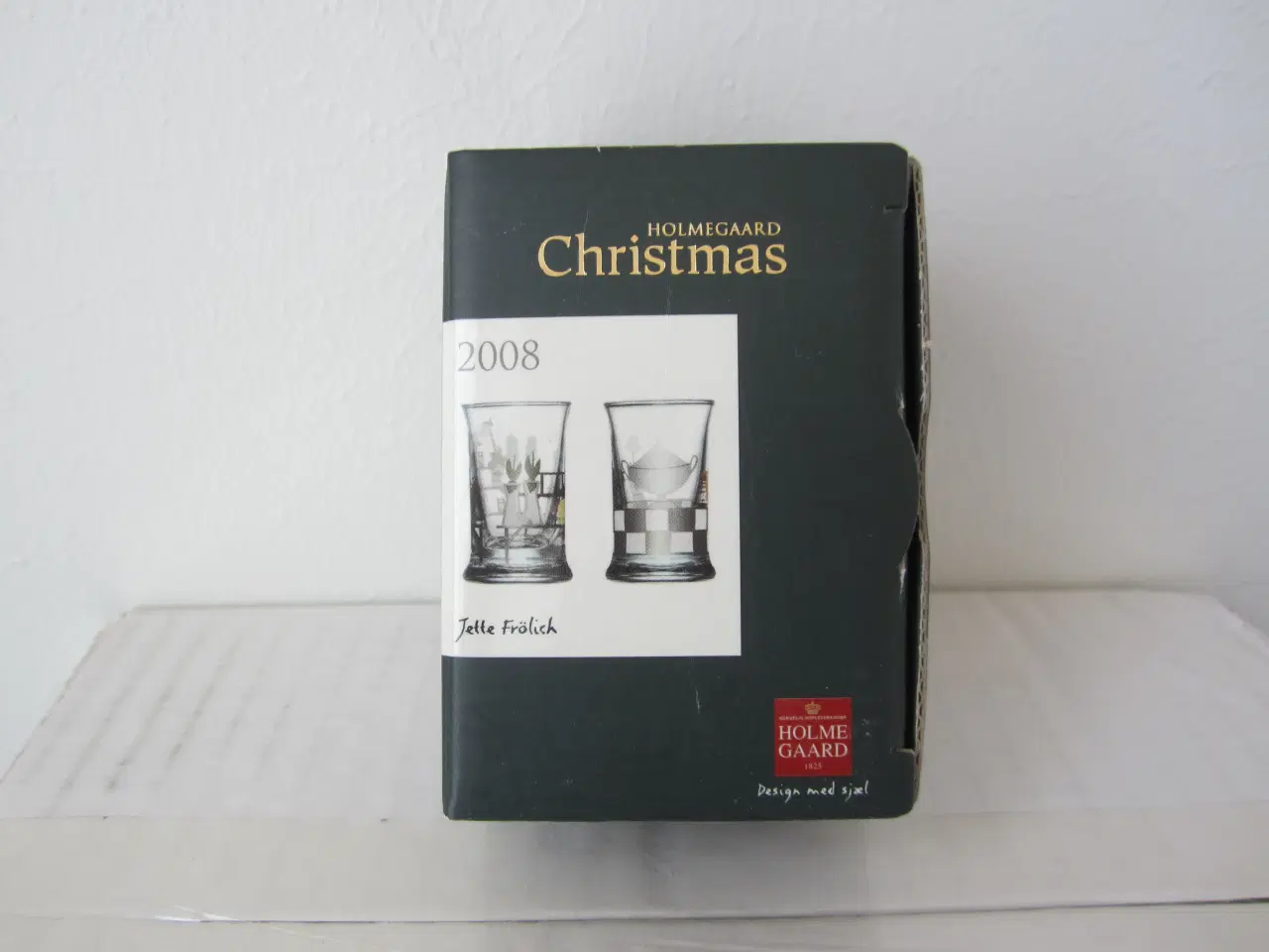 Billede 1 - 2008 Holmegaard jule dramglas.
