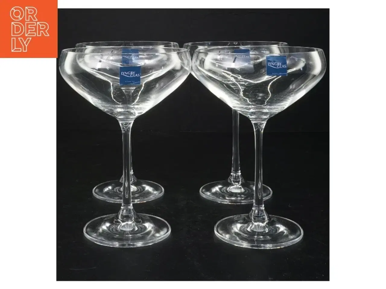 Billede 1 - Krystal cocktailglas fra Lyngby glas (str. Ø 12 cm h 16 cm)