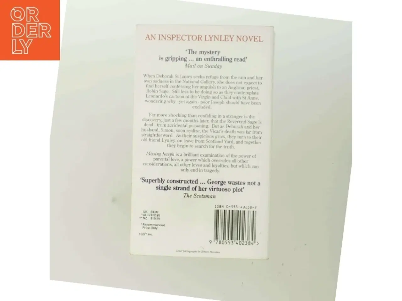Billede 3 - Missing Joseph af Elizabeth George (Bog)