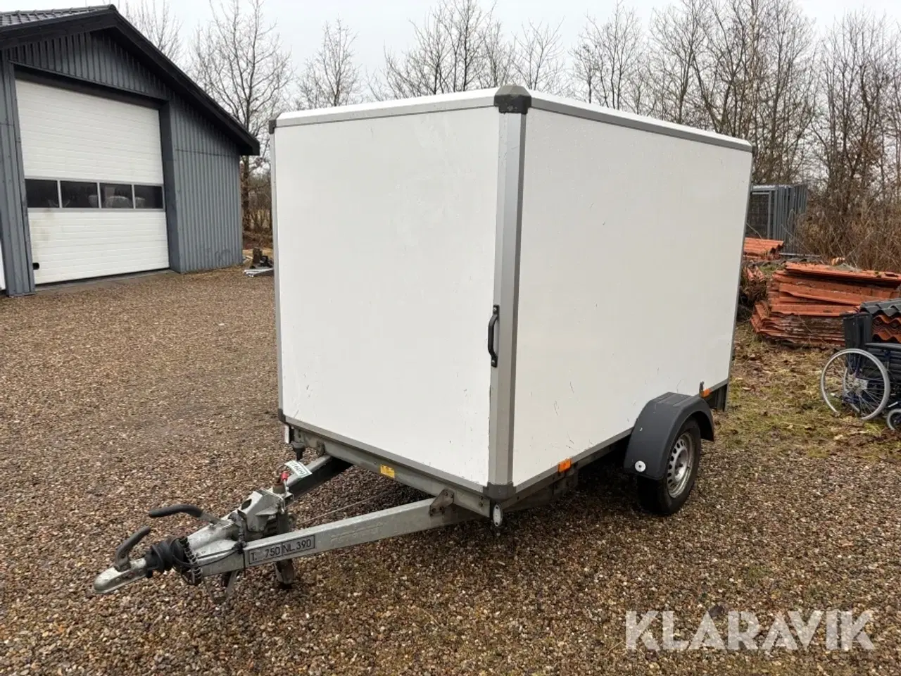 Billede 1 - Lukket trailer Variant B715C2 750 kg. med bremser