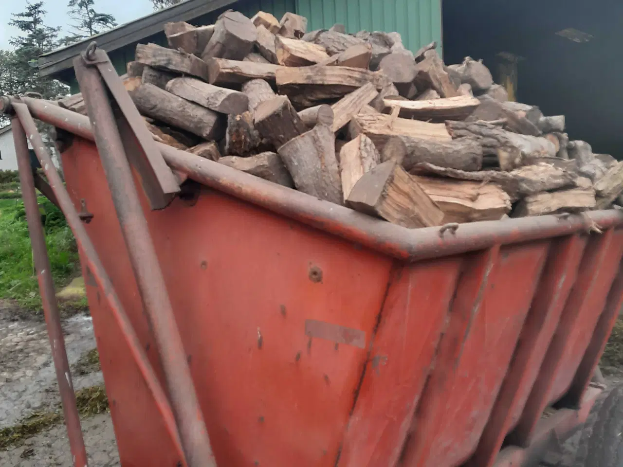 Billede 1 - Vognlæs brænde