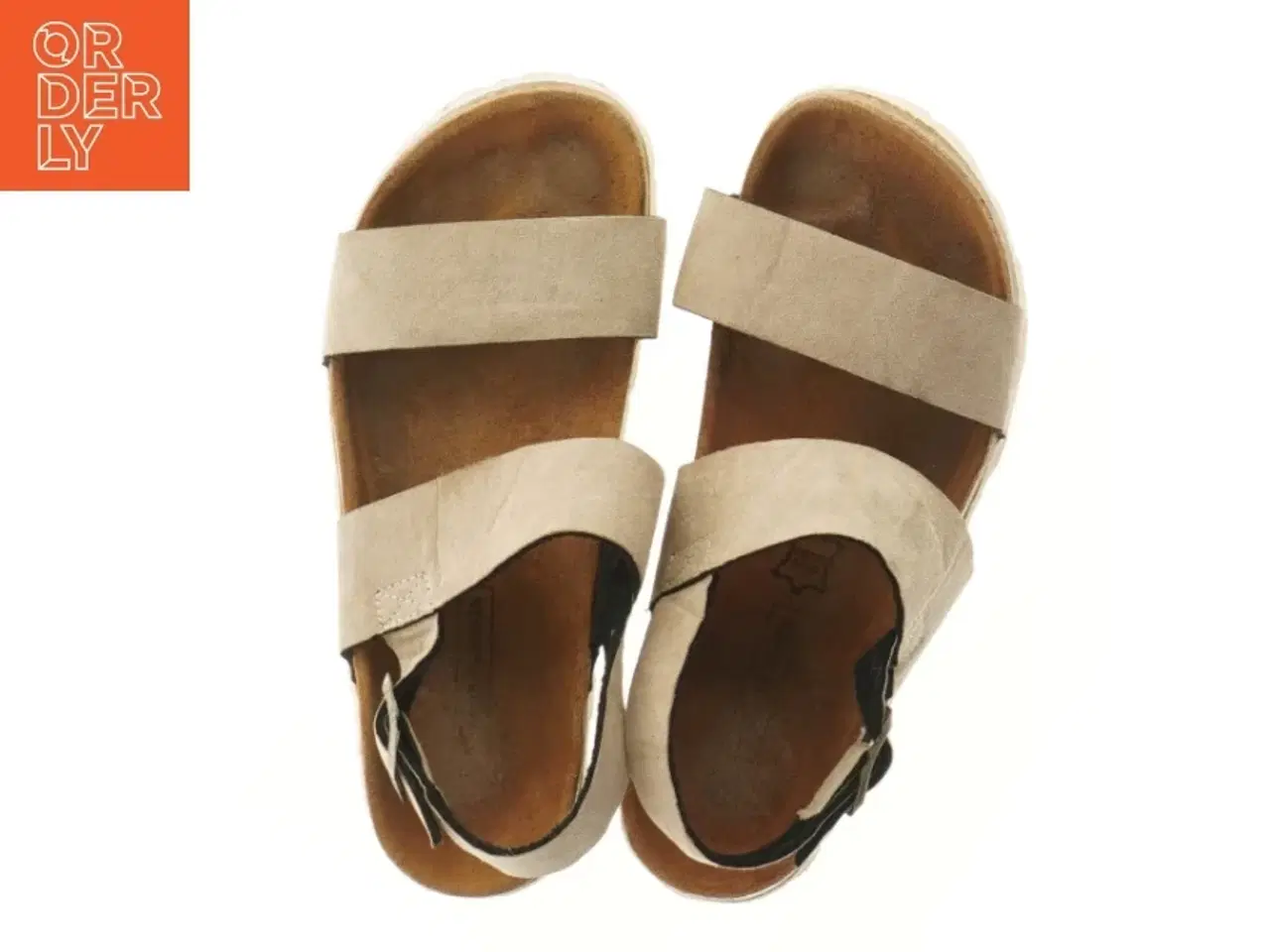 Billede 2 - Brune sandaler med remme (str. længde 24 cm)