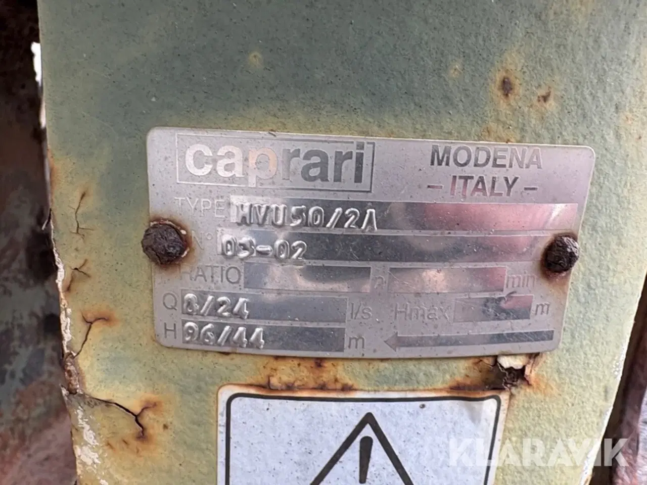 Billede 5 - Vandpumpe Caprari HVU50/2A