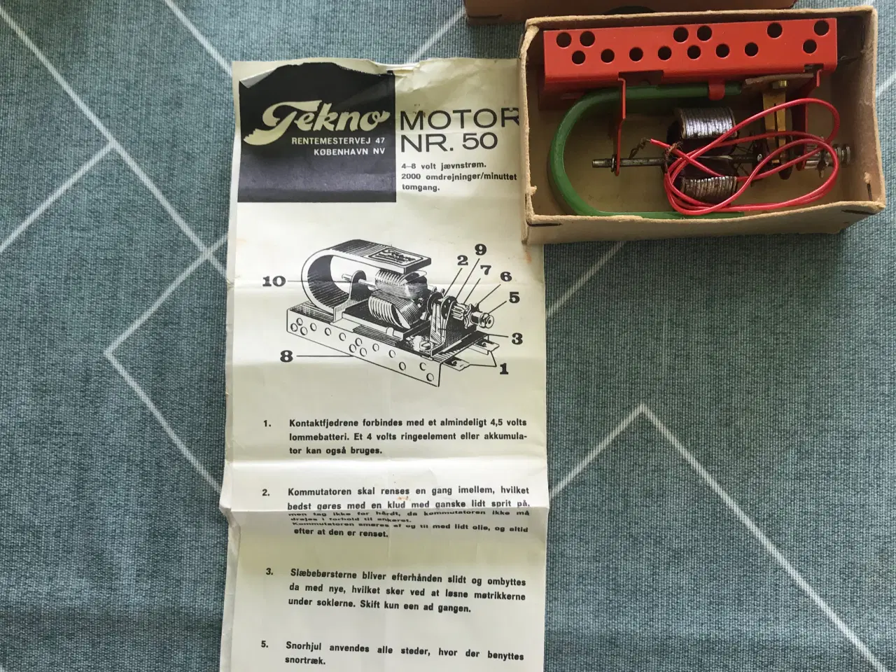 Billede 3 - Tekno motor og omskifter