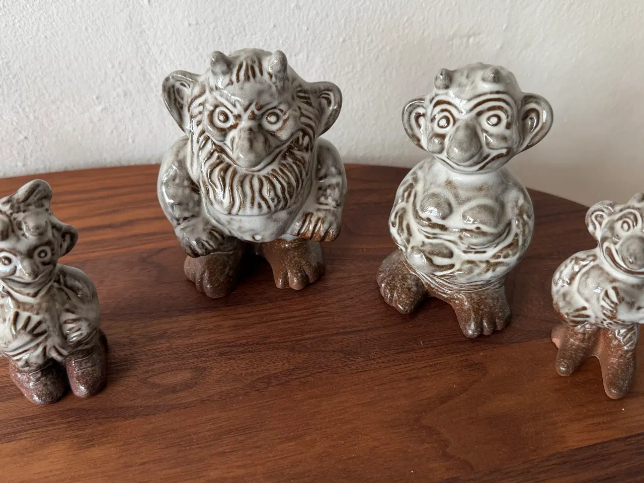 Billede 2 - Krølle Bølle Troldefamilie i Keramik fra Bornholm