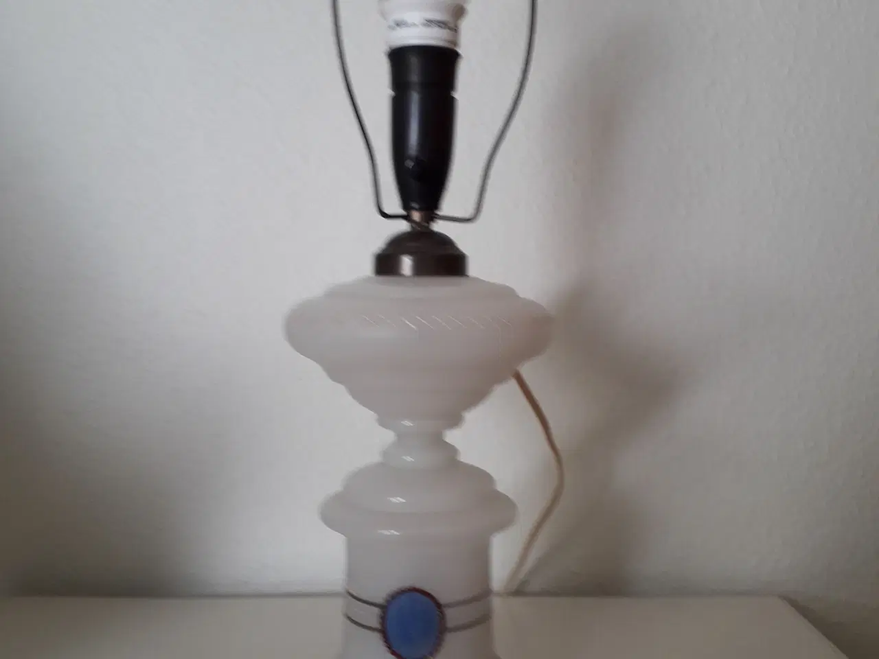 Billede 4 - Super flot Opaline bordlampe