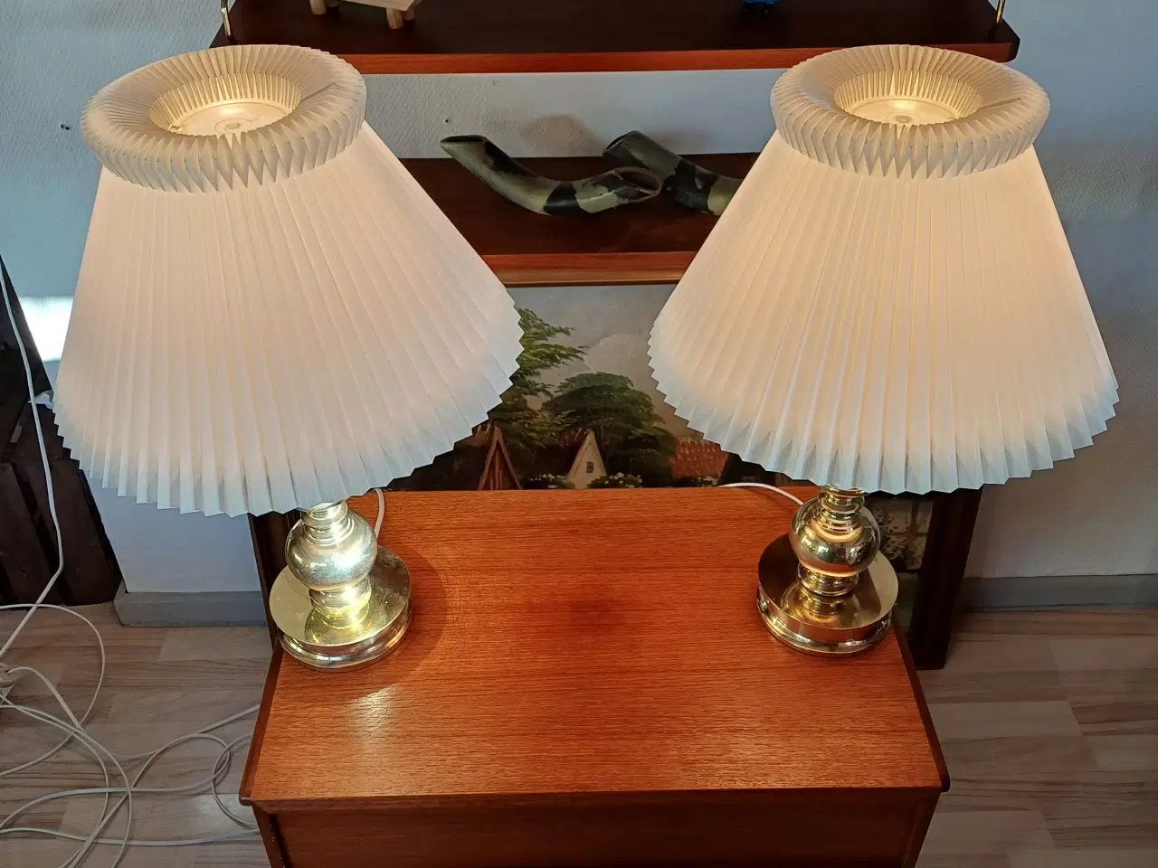 Billede 3 - Dansk produceret messing lamper 5.8 kg