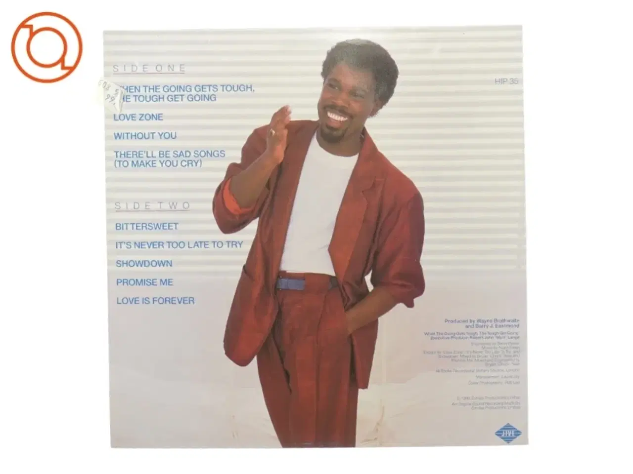 Billede 4 - Billy Ocean, love zone fra Jive (str. 30 cm)