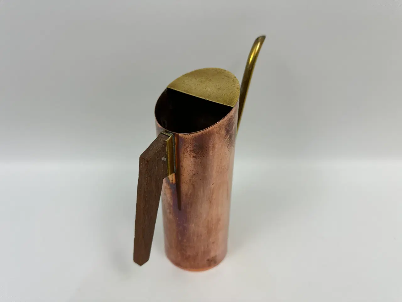 Billede 5 - Vintage messing / kobber / teak vandkande