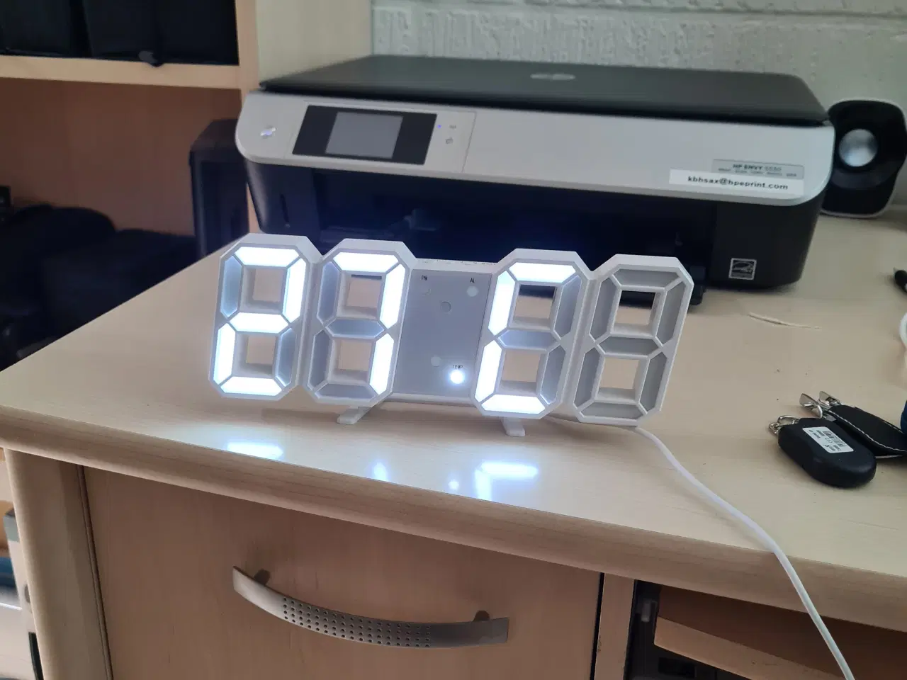 Billede 2 - LED digitalt bord eller vægur