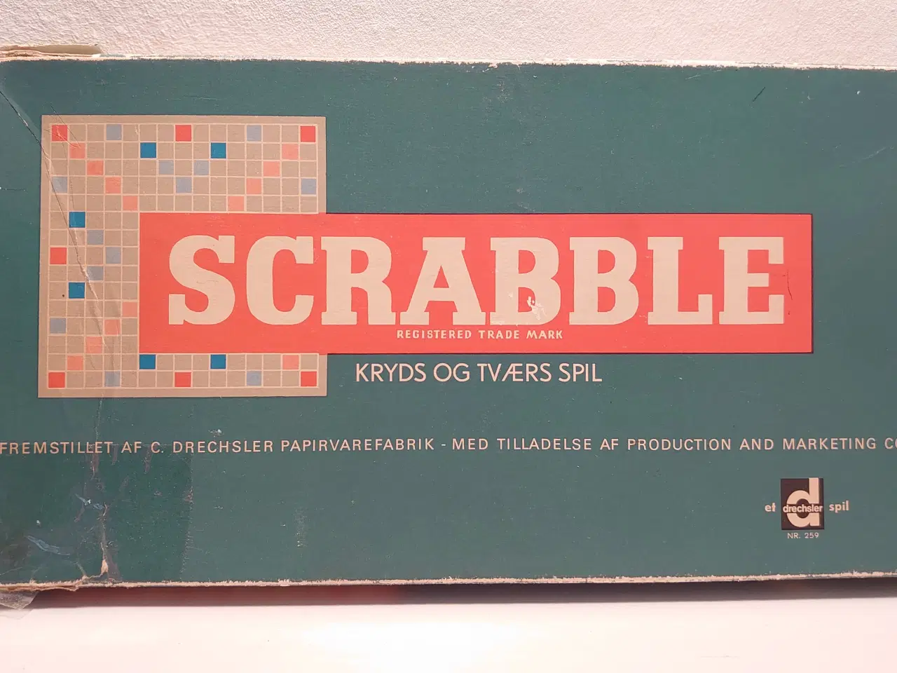 Billede 1 - Komplet Scrabble ca. 1970. Drechsler nr 259.