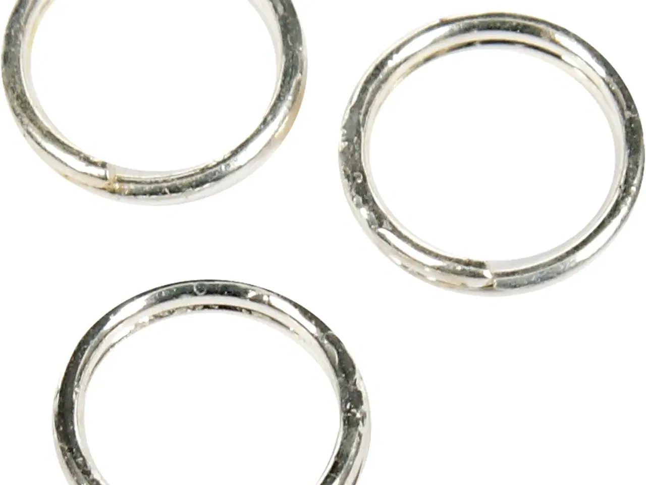 Billede 1 - Splitring, diam. 5 mm, forsølvet, 30stk./ 1 pk.