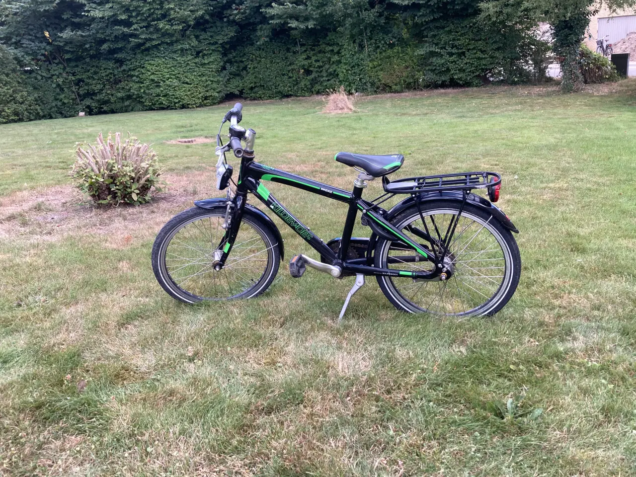 Billede 2 - Drengecykel, Kildemoes 6 år, Black w/Green, 3G