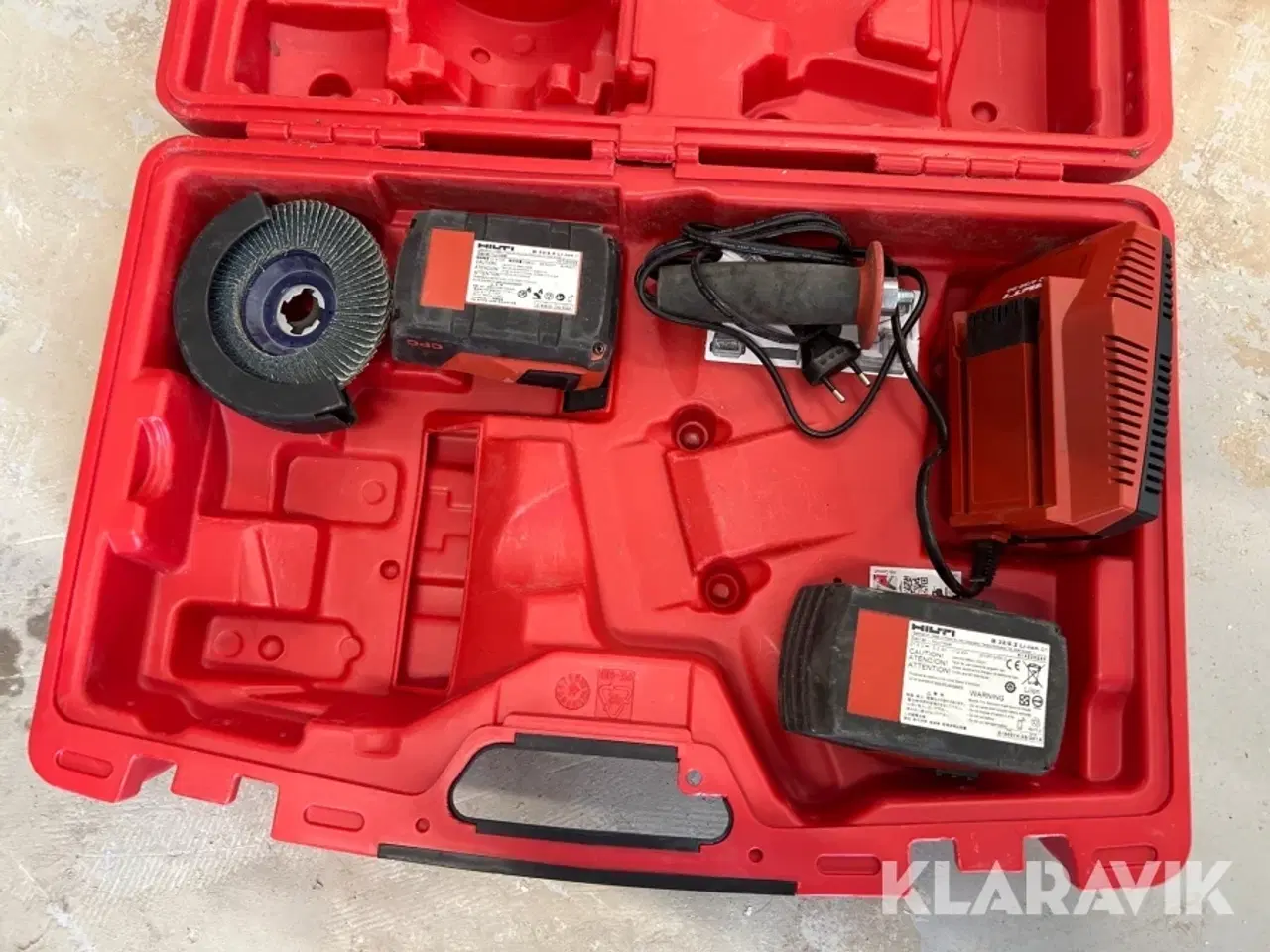 Billede 5 - Akku Vinkelsliber Hilti AG125