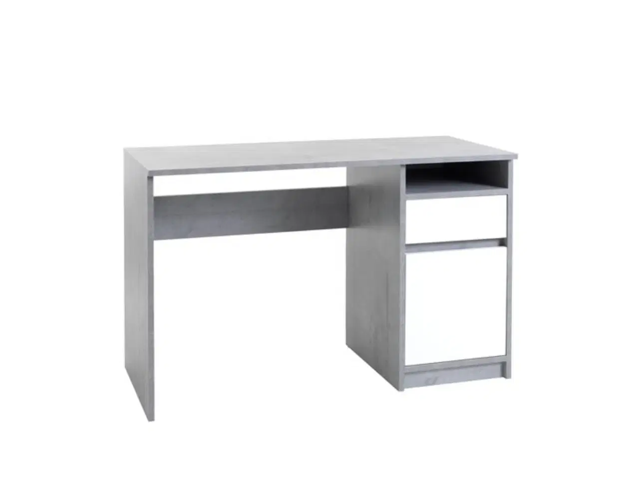 Billede 1 - Desk white/concrete 