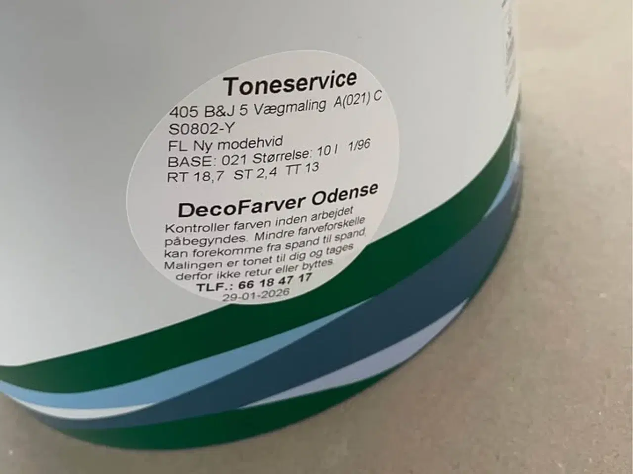 Billede 2 - Beck og Jørgensen loftmaling, modehvid, ca.8 liter