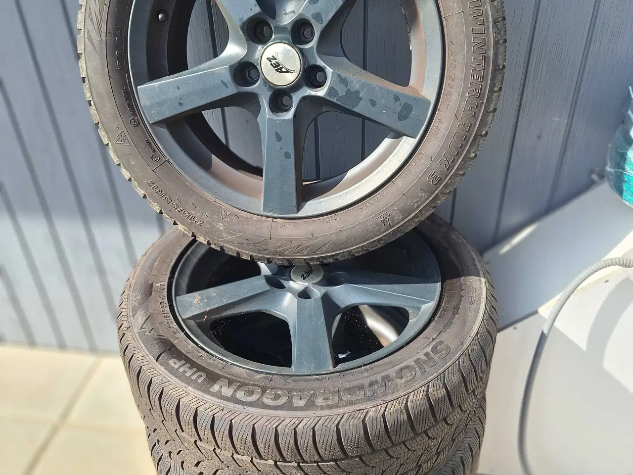 Billede 1 - Vinterdæk på alufælge. 
